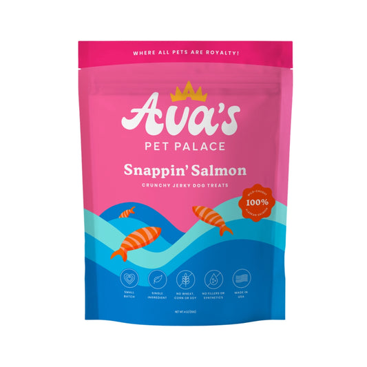 Ava's Pet Palace Snappin' Salmon Jerky