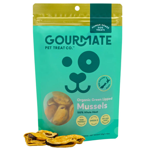 Gourmate Organic Green Lipped Mussels | 100% Mussel Treat