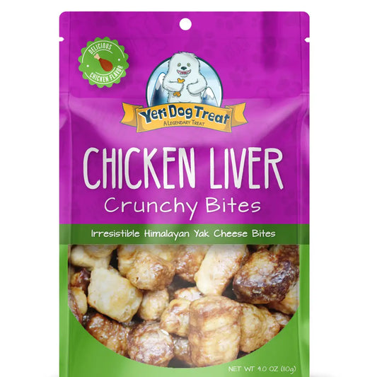 Yeti Dog Crunchy Chicken Liver Bites