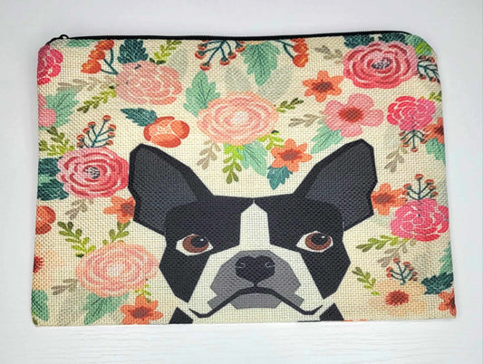 Woven Accessory Bag - Frenchie